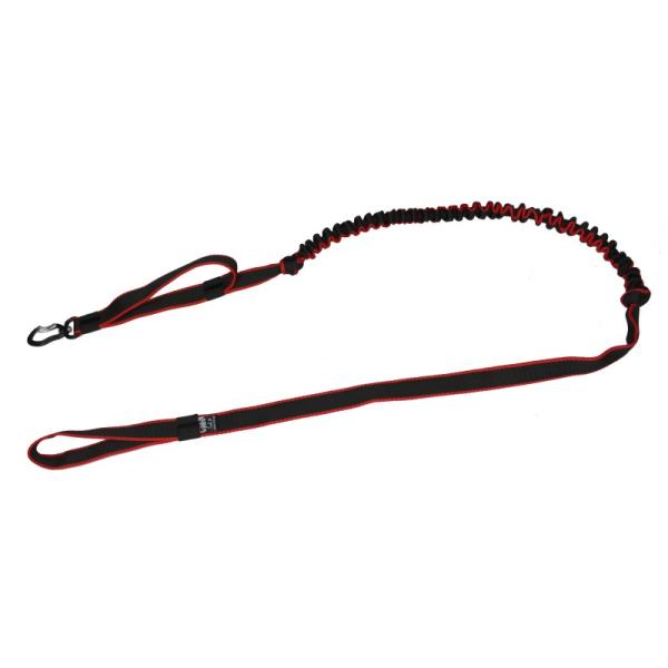 Canicross Leine AL71 Schwarz Rot